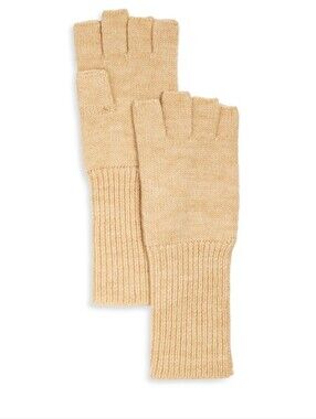 Aqua Knit Fingerless Gloves. Mobile Compatible. NWT Gift Fall Winter Cold